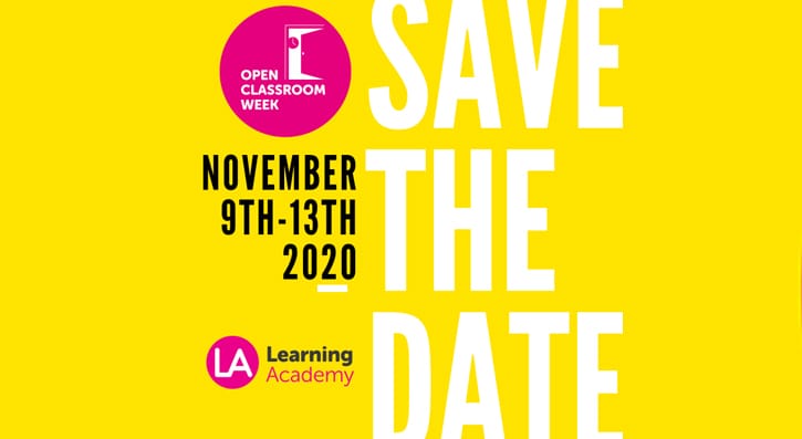 Save The Date. November 9th-13th 2020